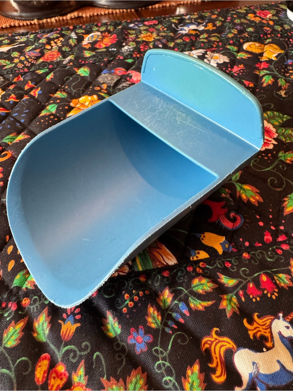 Tupperware Rocker Scoop Blue Classic Kitchen Gadget Small Vintage
